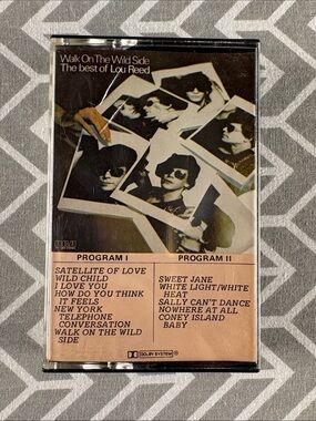 LOU REED -THE BEST OF- ORIGINAL MUSIC CASSETTE - RCA AYK1-3753 MADE IN CANADA